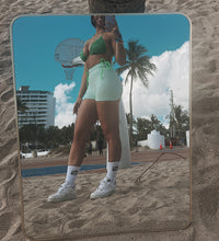 Load image into Gallery viewer, High-Waisted Booty Shorts- Mint