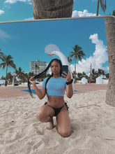 Load image into Gallery viewer, Compression Crop Top- Bleau