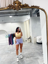 Load image into Gallery viewer, High-Waisted Booty Shorts- Lilac