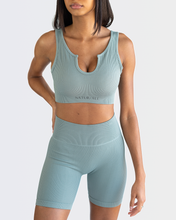 Load image into Gallery viewer, Ribbed Sleeveless Top- Stone
